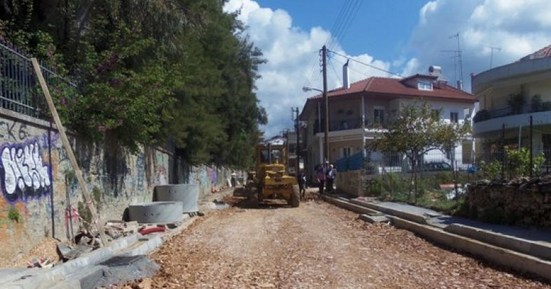 ΄Έργα οδοποιίας στο Πάρκο